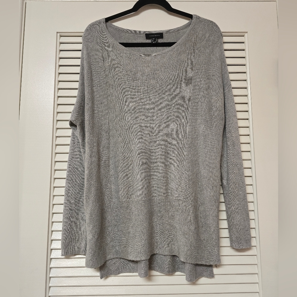 Atmosphere - Long-Sleeve Top With Side Zipper Detail